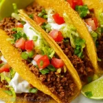 Mouthwatering Beef Tacos with Fresh Toppings