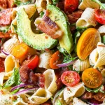 BLT Pasta Salad Close-Up