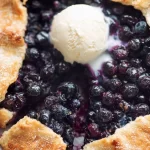 Delicious Blueberry Galette Fresh from the Oven