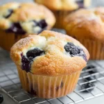 Delicious Blueberry Muffins Fresh Out of the Oven