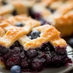 Delicious Blueberry Pie Fresh from the Oven