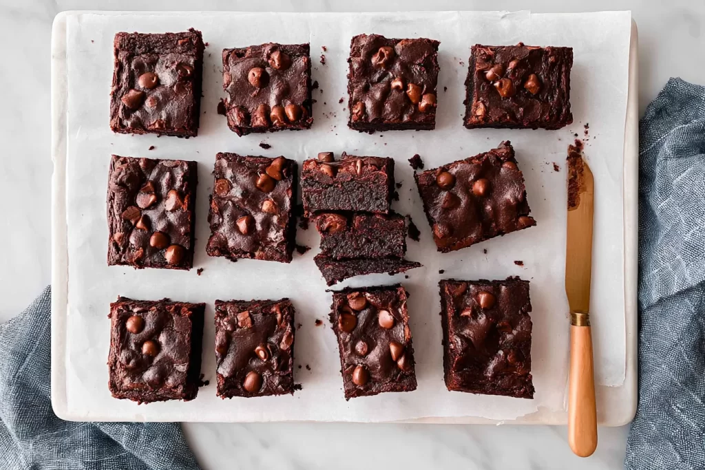 Delicious Homemade Brownies Ready to Eat