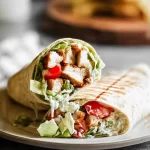 Savory Chicken Caesar Wraps Ready to Serve