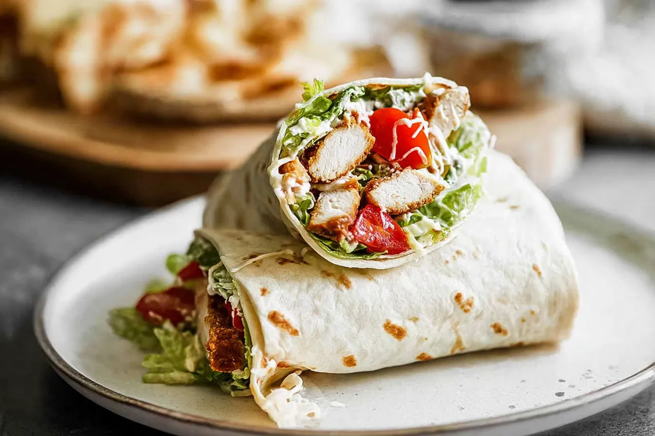 Chicken Caesar Wraps