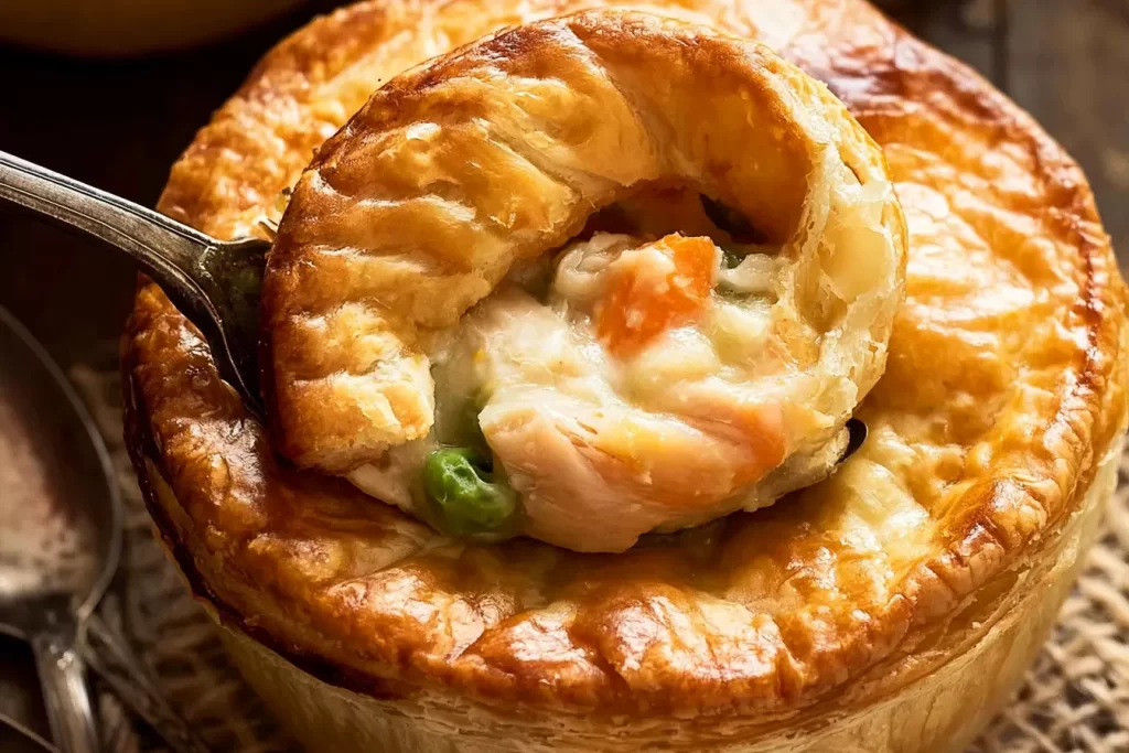Delicious Chicken Pot Pie Fresh from the Oven