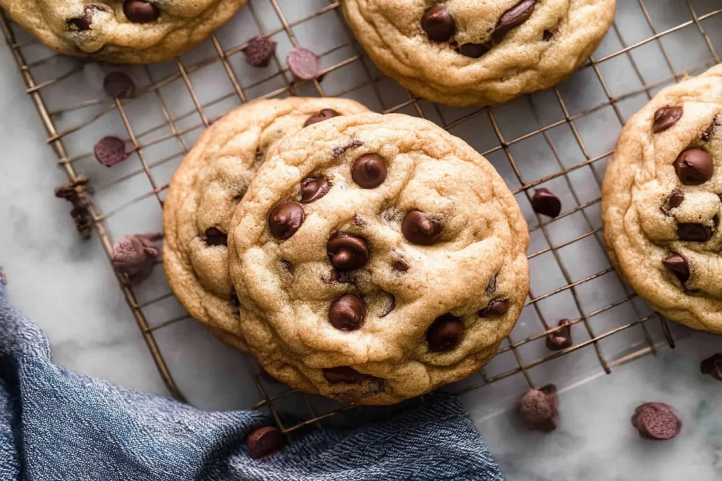 Decadent Chocolate Chip Cookies Freshly Baked