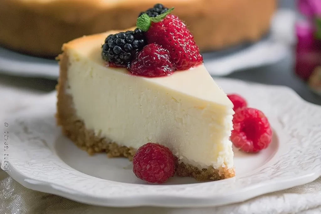 Classic Cheesecake Freshly Baked