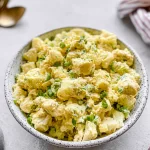 Classic Potato Salad in a Bowl with Fresh Herbs