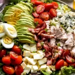 Colorful Cobb Salad Loaded with Fresh Ingredients