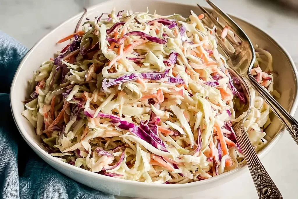 Delicious Coleslaw in a Bowl