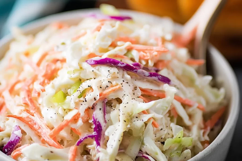 Delicious Creamy Coleslaw Recipe
