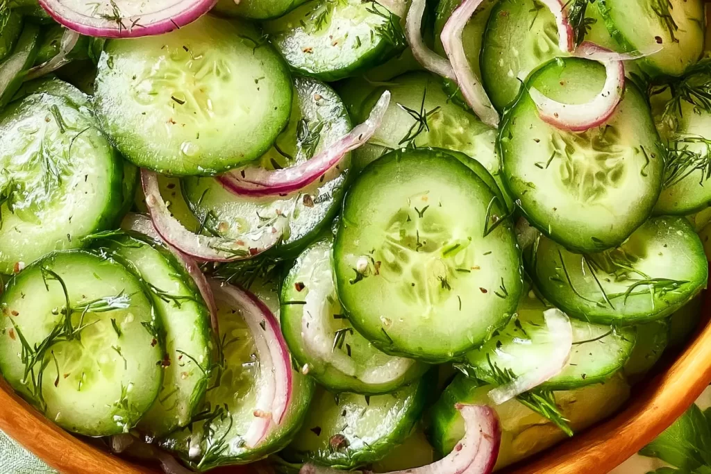 Vibrant Cucumber Salad with Fresh Herbs