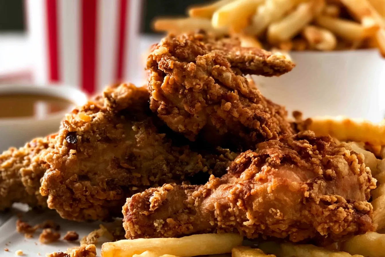 Succulent Fried Chicken with Golden Crispy Skin