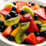 Vibrant Fruit Salad with Honey Lime Dressing