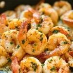 Mouthwatering Garlic Butter Shrimp on Plate