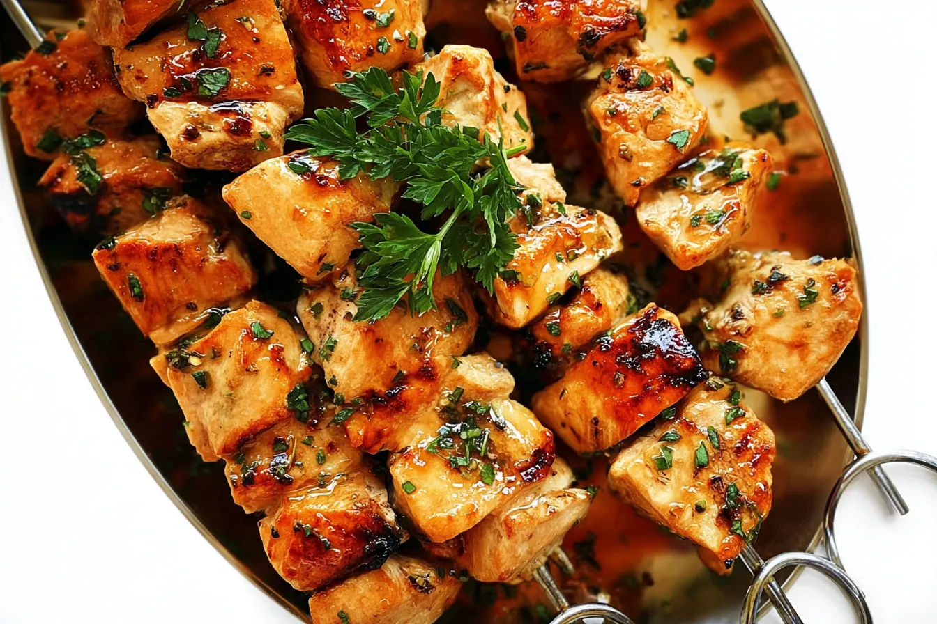 Delicious Grilled Chicken Skewers on the Grill