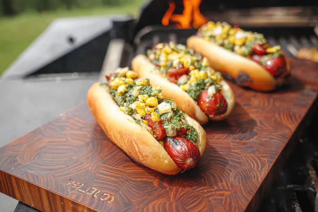 Grilled Hot Dogs