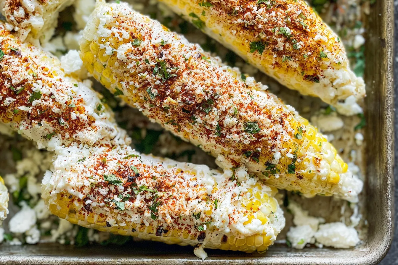 Grilled Mexican Street Corn (Elote)