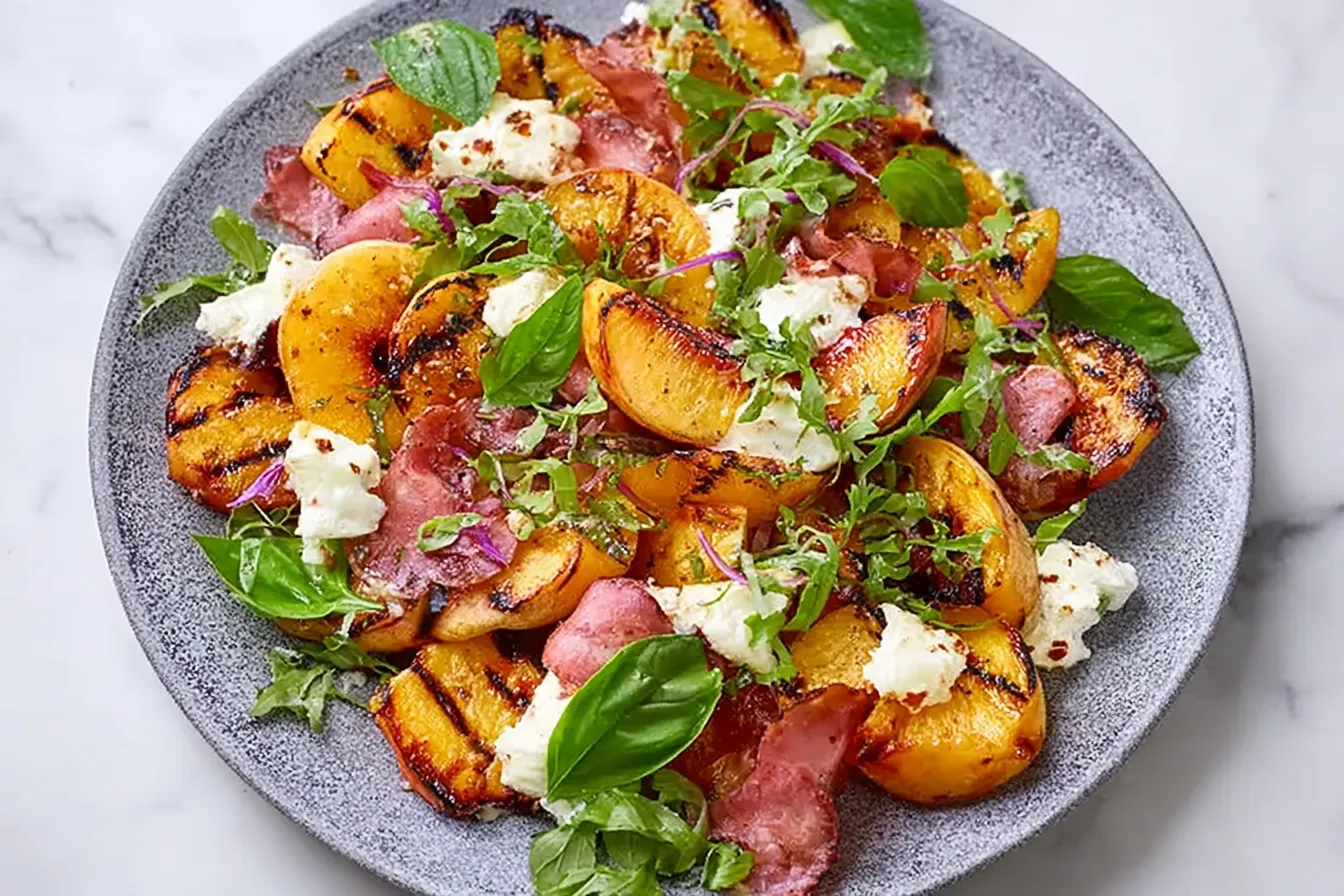 Grilled Peach Salad