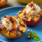 Grilled Peaches with Cream - Delicious Summer Dessert