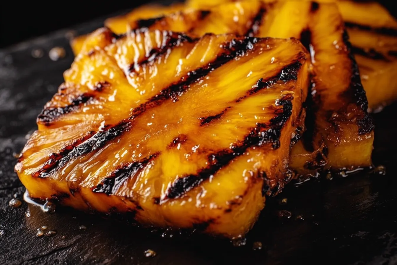 Grilled Pineapple with Brown Sugar Glaze