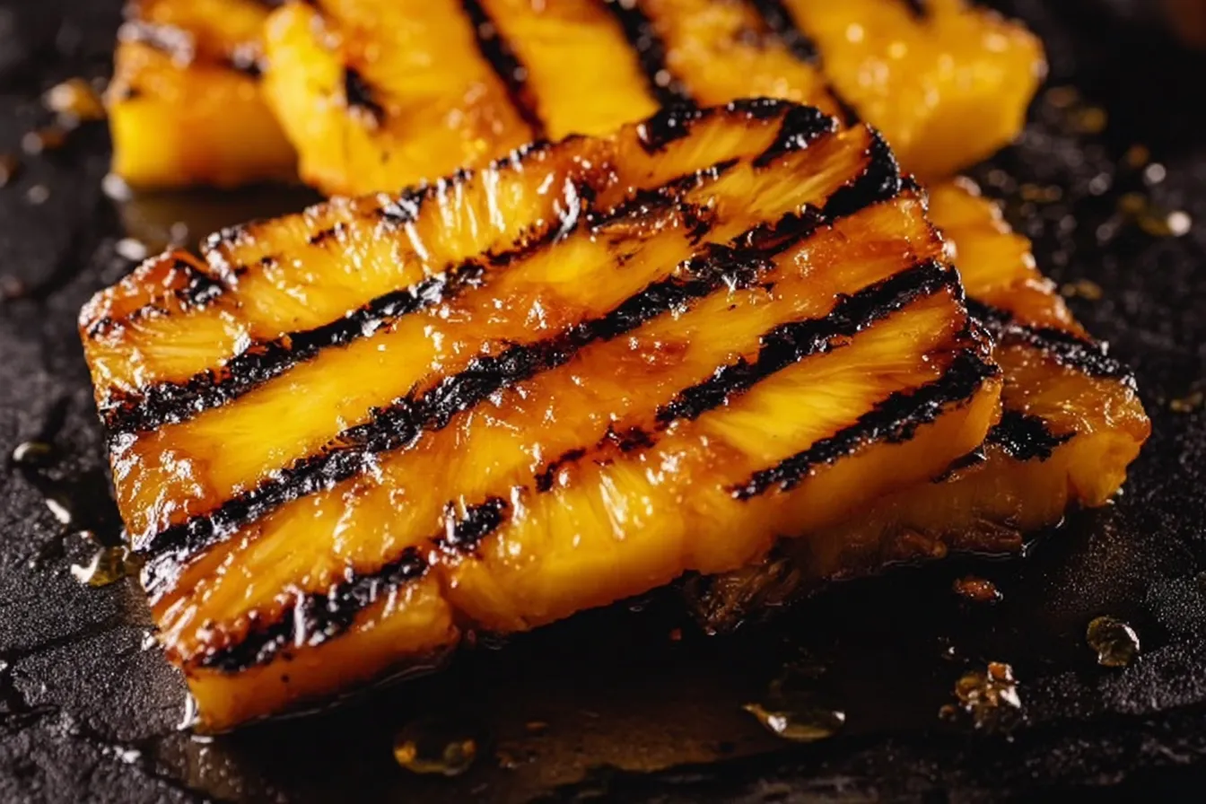 Grilled Pineapple with Brown Sugar Glaze