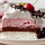 Delicious Ice Cream Cake Slices Ready to Serve