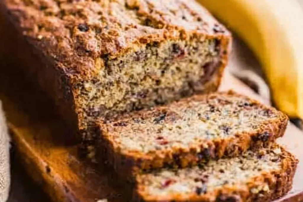 Moist Banana Bread Freshly Baked