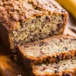 Moist Banana Bread Freshly Baked
