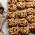 Chewy Oatmeal Cookies Freshly Baked
