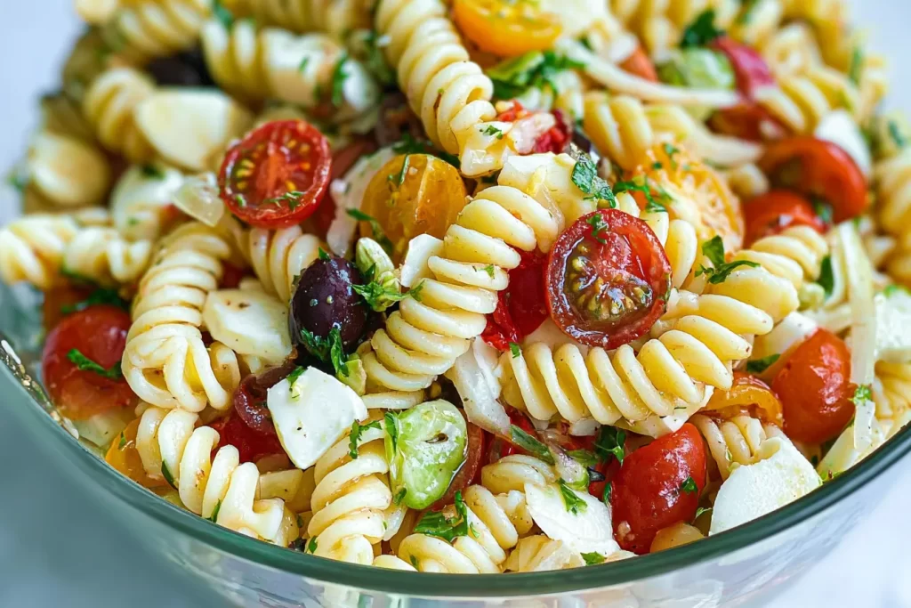 Delicious Pasta Salad with Fresh Vegetables