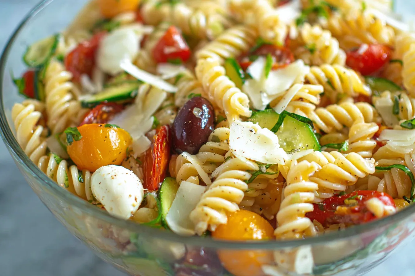 Vibrant Pasta Salad with Fresh Vegetables