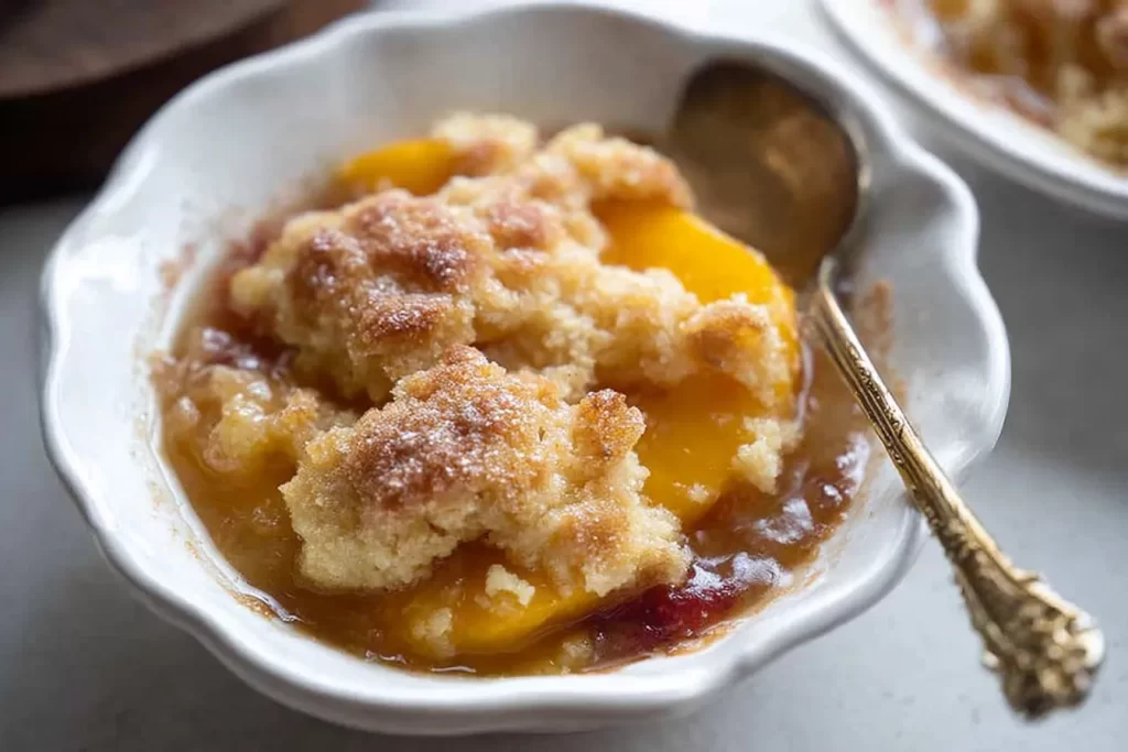 Delicious Homemade Peach Cobbler