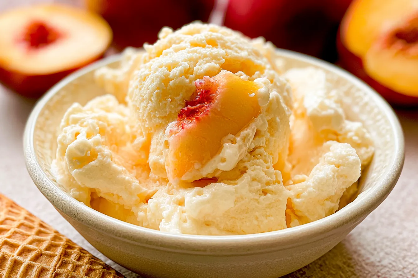Peach Ice Cream