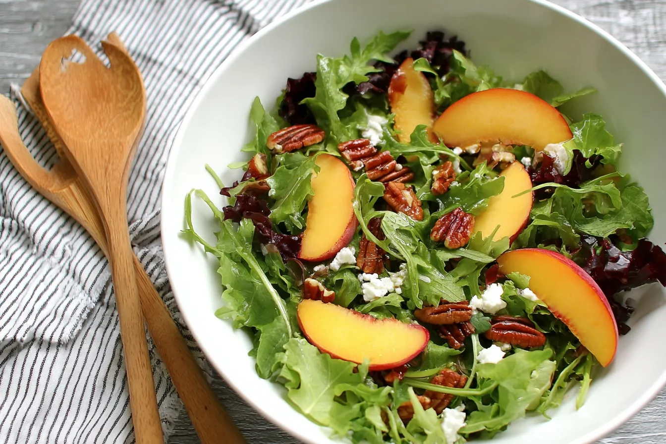 Peach Pecan Salad