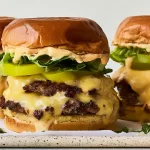 Delicious Smash Burgers Ready to Serve
