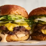 Delicious Smash Burgers Ready to Serve