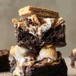 Delicious S’mores Brownies Freshly Baked