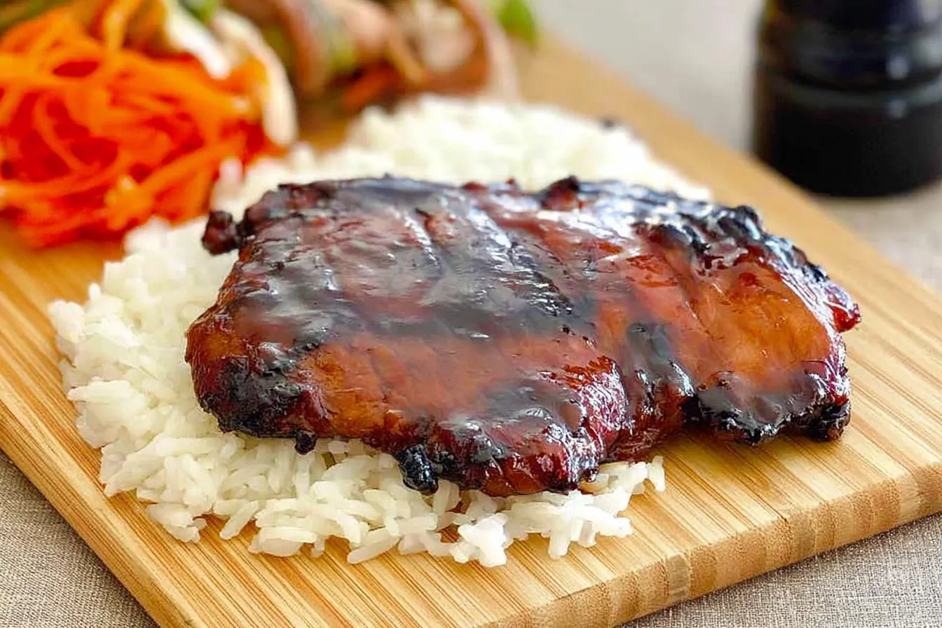 Delicious Teriyaki Chicken with vibrant veggies on a plate