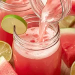 Delicious Homemade Watermelon Limeade