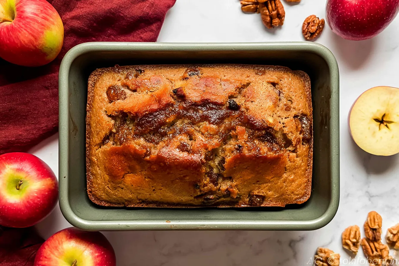 Freshly Baked Apple Cinnamon Quick Bread