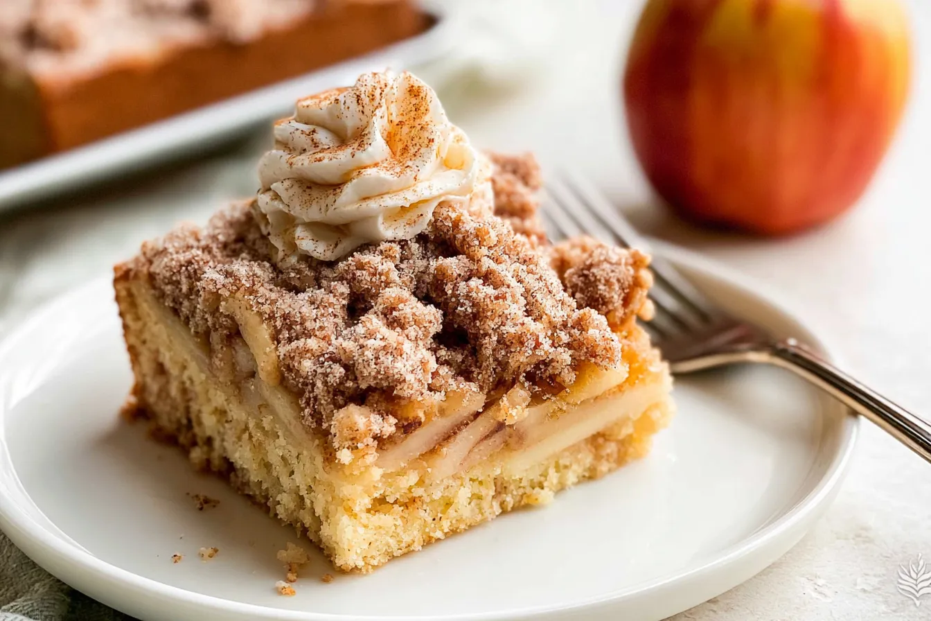 Freshly Baked Apple Crumb Coffee Cake