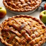 Delicious Homemade Apple Pie Fresh Out of the Oven