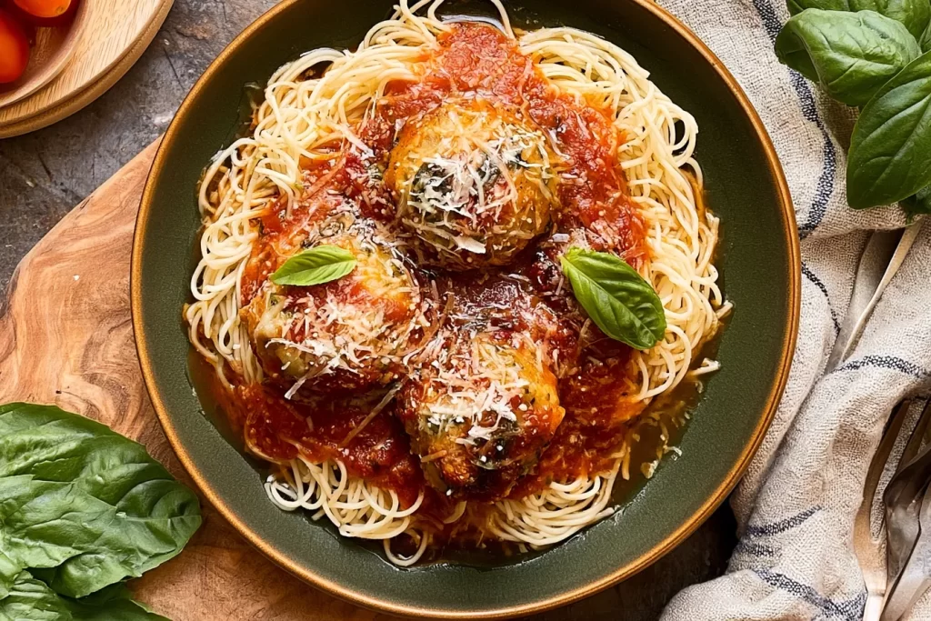 Baked Chicken Parmesan Meatballs - Delicious and Easy Recipe