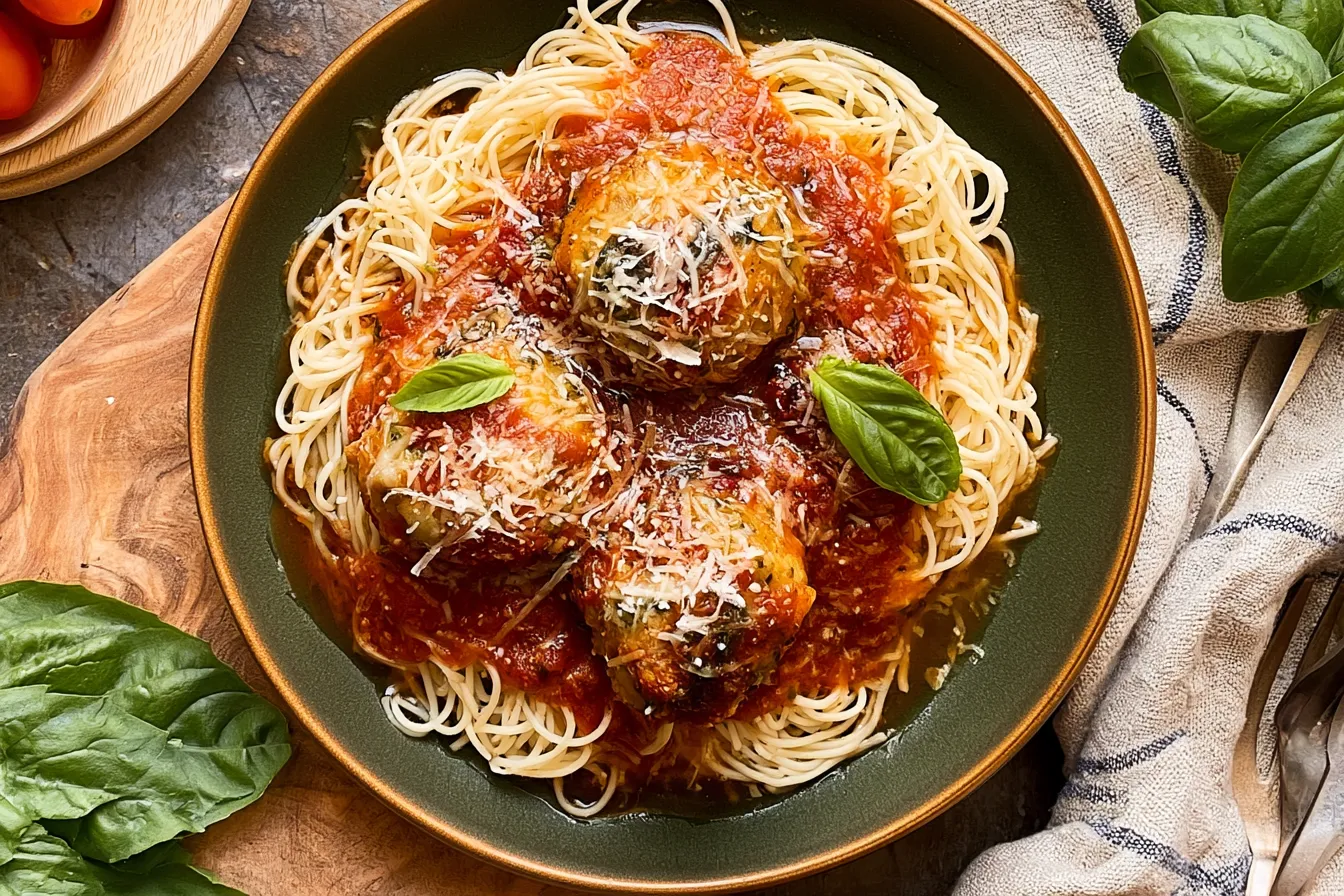 Baked Chicken Parmesan Meatballs - Delicious and Easy Recipe
