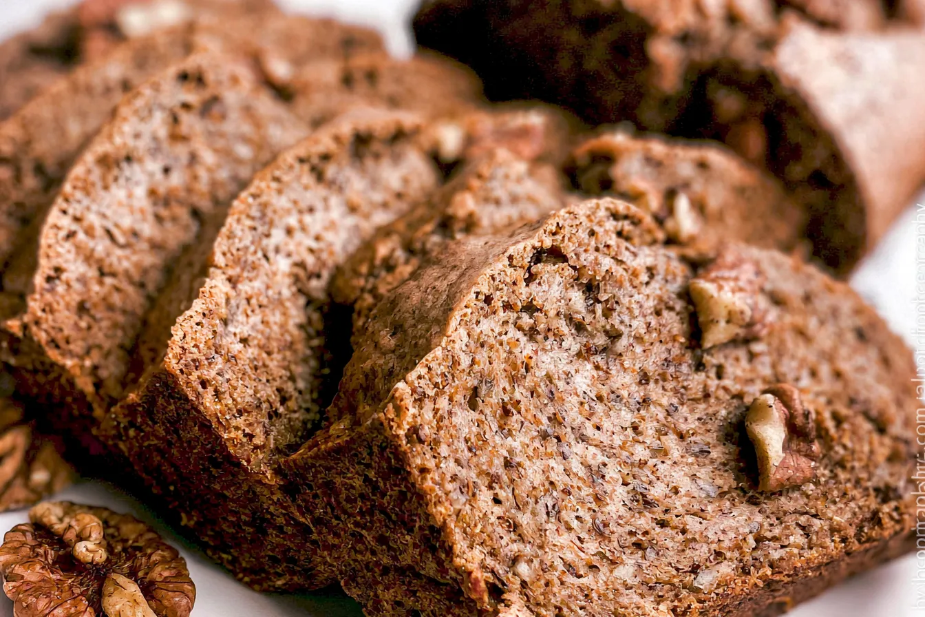 Deliciously Moist Banana Bread Slice