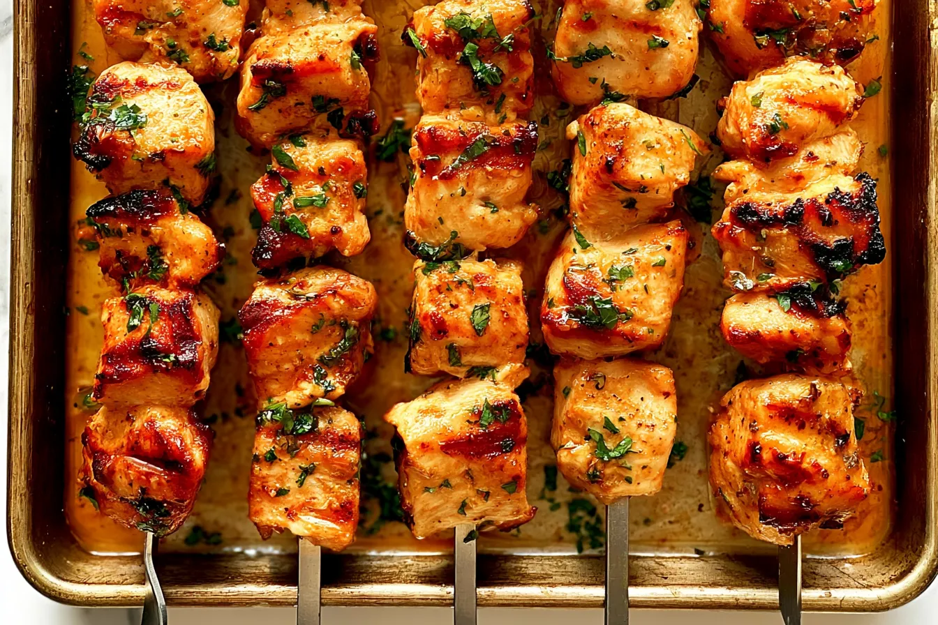 BBQ Chicken Skewers