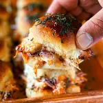 BBQ Chicken Sliders Ready for Serving