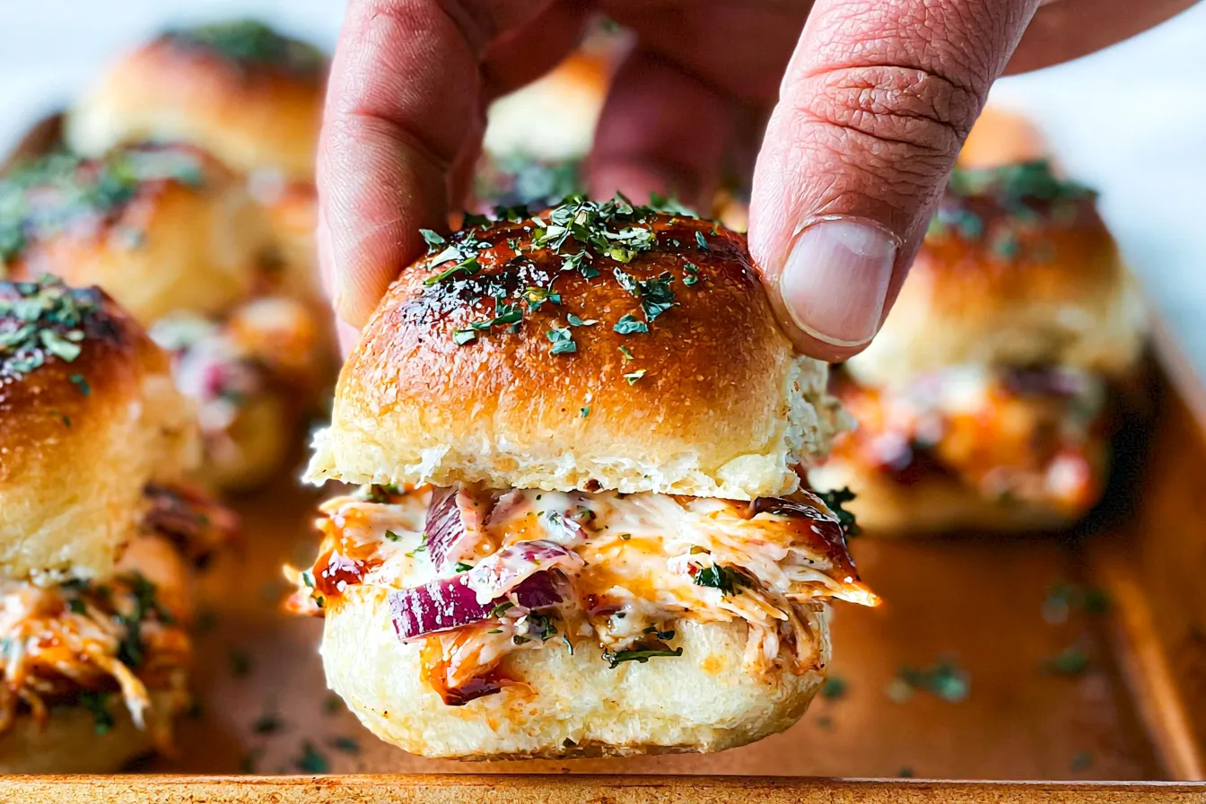 BBQ Chicken Sliders