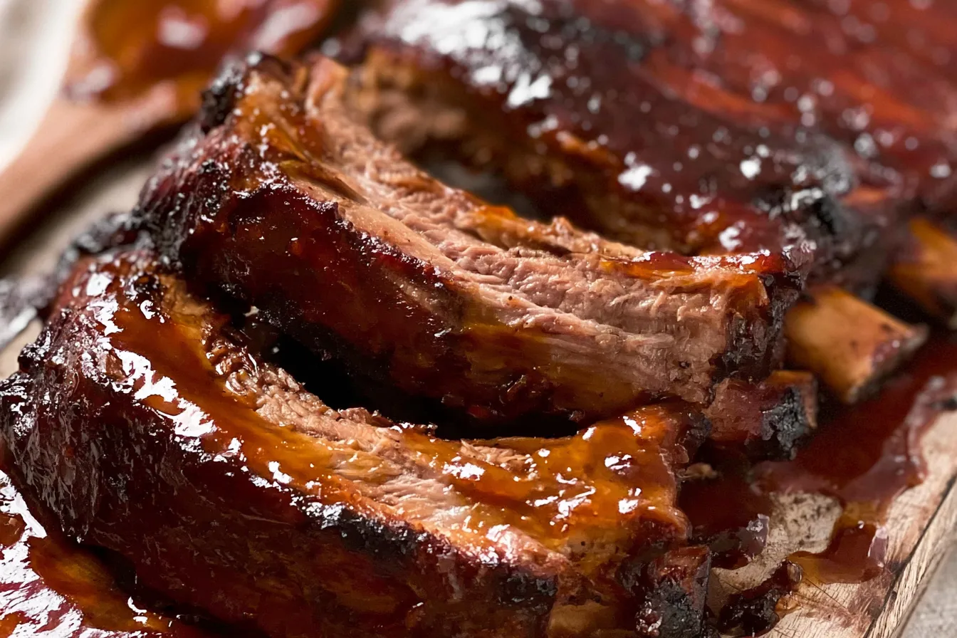 Delicious BBQ Ribs on the Grill